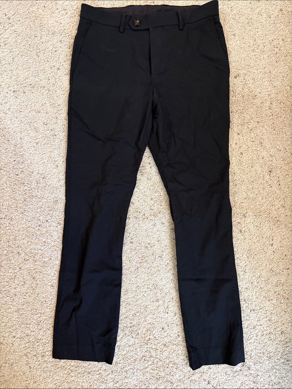 Murano Men's Black Slim Dress Pants